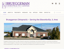 Tablet Screenshot of brueggemanchiropractic.com